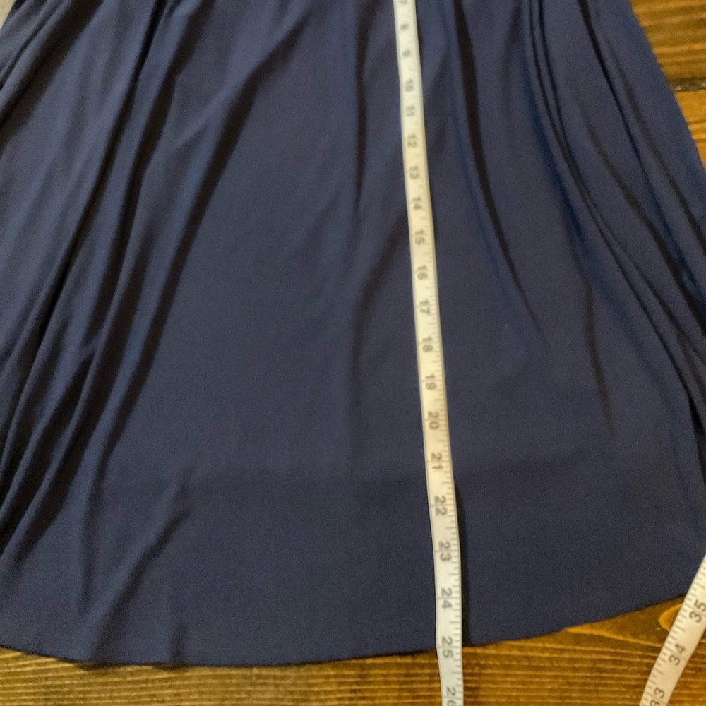 IMAN Navy Women's caped Blouse - Picture 9 of 10